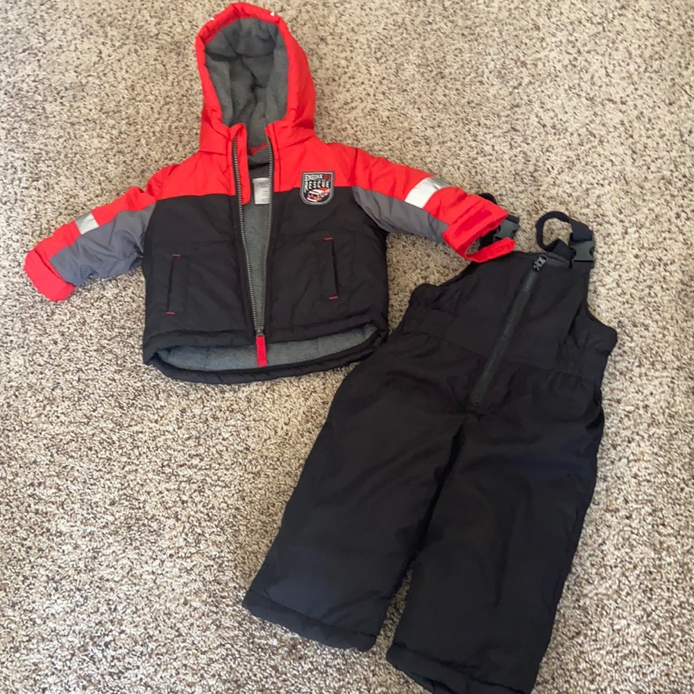Snow Pants & Winter Jacket Bundle- Size 12 Month-Carter’s - Baby Boys